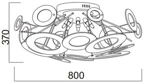 Φωτιστικό Circles 8φωτο