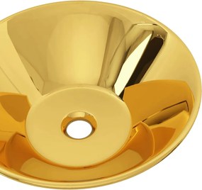 vidaXL Νιπτήρας Χρυσός 42 x 14 εκ. Κεραμικός