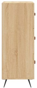 vidaXL Ντουλάπι Sonoma Δρυς 34,5x34x90 εκ. από Επεξεργασμένο Ξύλο