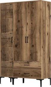 Τριφυλλη Ντουλαπα Καρυδια KUMSAL 47.5x80x201.4