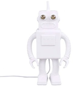 Φωτιστικό Επιτραπέζιο Robot 14710 21x12,5x40,5cm E14 White Seletti