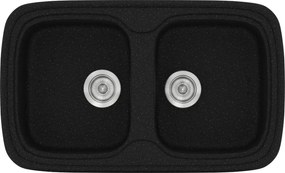 Sanitec Classic 312 (82×50) - Γρανιτένιος νεροχύτης - Metallic SPACE