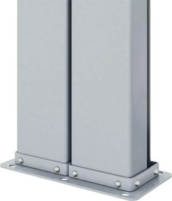 vidaXL Σκίαστρο Πλαϊνό Συρόμενο Κόκκινο 180 x 1200 εκ.