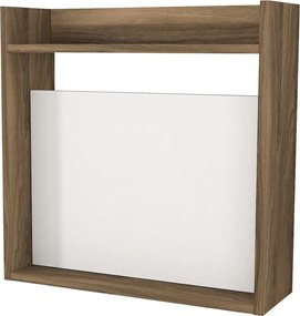 Γραφείο Λευκό / Καρυδί LAPTOP 60x49,4x60