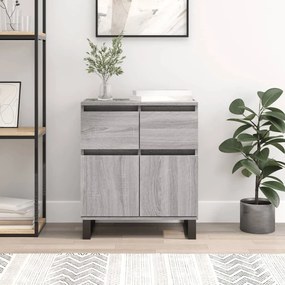 vidaXL Ντουλάπι Γκρι Sonoma 60x35x70 εκ. από Επεξεργασμένο Ξύλο