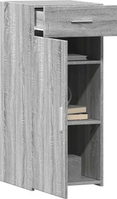vidaXL Ντουλάπι Γκρι Sonoma 40x42,5x93 εκ. από Επεξεργασμένο Ξύλο