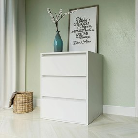 Συρταριέρα Idea Λευκό 60x42x76cm - GR-IDEACHEST6076