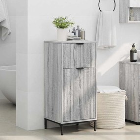 vidaXL Ντουλάπι Μπάνιου με συρτάρι Γκρι sonoma 39.5 x 36 x 88 εκ