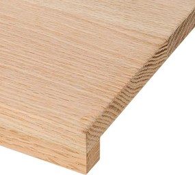 VidaXL Περβάζια παραθύρων 2 τεμ. 140x30x2 εκ. Ακατέργαστο Μασίφ Δρυός