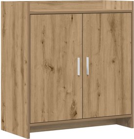 vidaXL Πλαϊνό γραφείο Artisan Δρυς 72 x 36 x 80 εκ. Επεξεργασμένο Ξύλο
