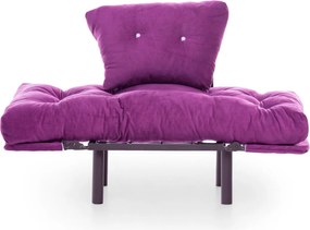 Πολυθρόνα Μοβ NITTA SINGLE 70x95x85