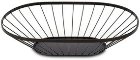 Φρουτιέρα Misty 10-100-032 Φ25,5x40cm Black Nava Metal