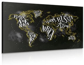 Εικόνα παγκόσμιο χάρτη τάσης - 60x40