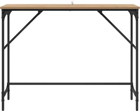 vidaXL Τραπέζι κονσόλας Artisan Oak 100 x 32 x 75 εκ