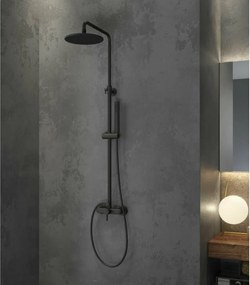 Karag Artemis CF031M Nero - Στήλη ντους με μπαταρια 2 εξοδων