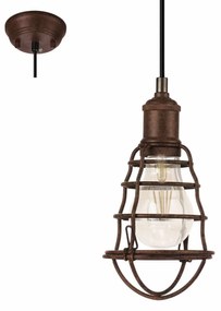 Φωτιστικό Οροφής Port Seton 49809 Brown Eglo Metal