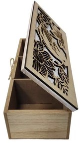 Ξύλινο αποθηκευτικό κουτί M145B - Wooden storage box