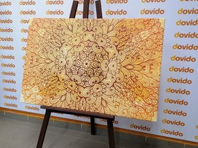 Εικόνα Golden Ethnic Mandala - 120x80