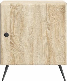 vidaXL Κομοδίνο 2 τμχ. Sonoma Δρυς 43 x 34,5 x 50 εκ