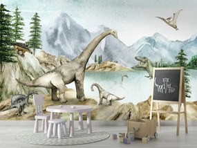 Dino Dreams Ταπετσαρια Τοιχου Μπεζ Επιθυμητη Διασταση