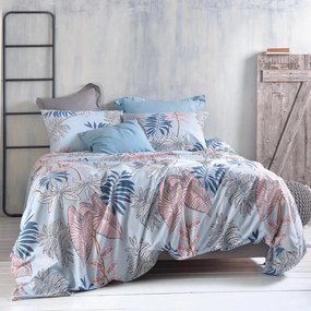 Παπλωματοθήκη Μονή (Σετ 160x250) Rythmos Next Solange Blue