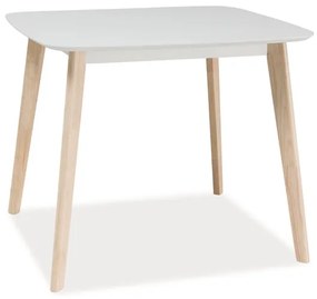 ΤΡΑΠΕΖΙ TIBI WHITE / WHITE OAK 90X80 DIOMMI TIBIDBB90 DIOMMI-80-2467