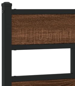 Πλαίσιο Κρεβ. Χωρ. Στρώμα Καφέ Δρυς 90x200 εκ. Επεξ. Ξύλο - Καφέ