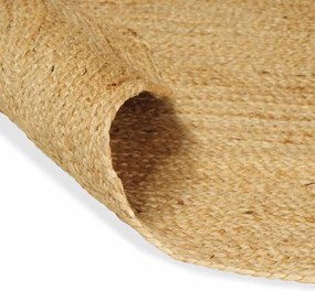 vidaXL Χαλιά χώρου Ωοειδής Φυσικό 100 x 152 εκ. Γιούτα