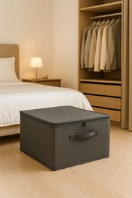 Αποθηκευτικό Κουτί Ανθρακί YLC.D.H 35x42x23