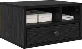 vidaXL Σταντ Εκτυπωτή Μαύρη Οξυά 40 x 32 x 24 εκ Επεξεργασμένο Ξύλο