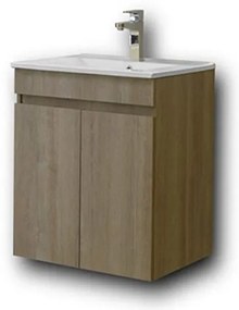 Πάγκος OMEGA GREY OAK 50 3BOM055GO0 51x44x60, Νιπτήρας 50x45  3BOM050GO0