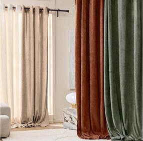 Κουρτίνα Winona Douceur d'intérieur - 140x260cm - Κόκκινο