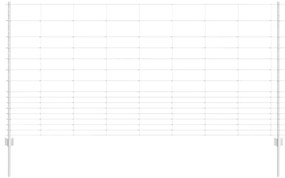 vidaXL Τεντώτο με στήριγμα Ασημί 1,2 x 25 m Ατσάλι