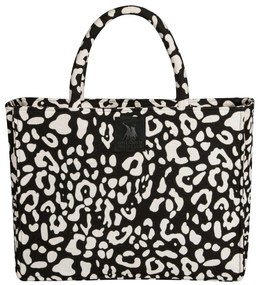 Τσάντα Θαλάσσης Polycotton 46x36εκ. Essential 4059 Μαύρη-Taupe Greenwich Polo Club