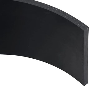 vidaXL Ελαστική Άκρη για Εκχιονιστικό Μαύρο 180x15x1 εκ.