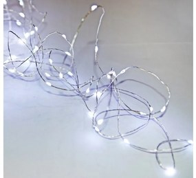 Λαμπάκια 100 Micro LED με Πρόγραμμα και Σταθερά Ασημί Σύρμα Ψυχρό Φως IP44 30-109 Lumen-30-109-Ασημί 30-109