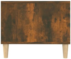 vidaXL Τραπεζάκι Σαλονιού Καπνιστή Δρυς102x50x40εκ.Επεξεργασμ.Ξύλο
