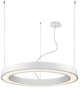 Κρεμαστό Φωτιστικό Οροφής LED 88W 3000Κ Push Dimming Φ120cm Ring Viokef-3915-0012-3-B-D4-Μαύρο 3915-0012-3-B-D4