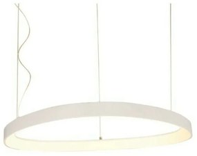 Φωτιστικό Οροφής Harmony BR97LEDP60WH 54W Led Φ60cm 120cm White Aca Αλουμίνιο