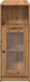 vidaXL Τραπέζι Μπαρ με Ράγες Δρυς 101x40x103,5 εκ. Επεξεργ. Ξύλο
