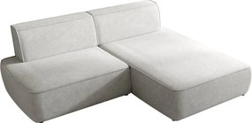 Γωνιακός Καναπές Zuno-Δεξιά-Γκρι Ανοιχτό