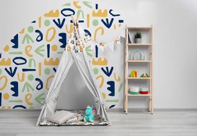 TeePee Tent - Raccoons -  Grey