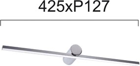 Απλίκα μπάνιου Viokef Rocco-Μήκος: 40 εκ.-Χρώμιο