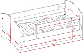 Παιδικό κρεβάτι Babydreams Cartoon-Leuko-160 x 80-Digger