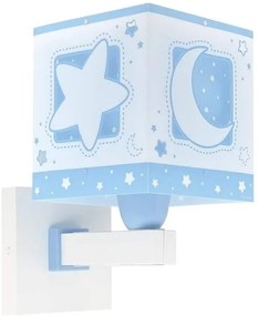 ΠαιδικήΑπλίκα Φωτιστικό Τοίχου E27 15W Moonlight Blue Μπλε 63239T ANGO-63239T-Μπλε 63239T
