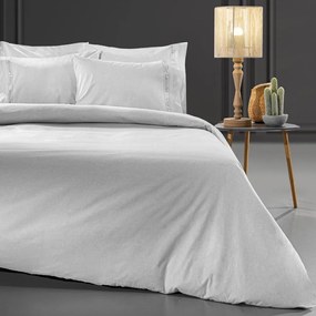 Σεντόνι Color Plus Με Λάστιχο Smoke Guy Laroche Single 100x232cm 100% Βαμβακερό Περκάλι