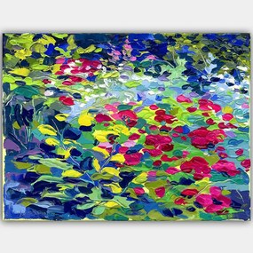 Πίνακας Καμβάς 441HPE2806 100x70cm Multi Wallity Οριζόντιοι Ξύλο, Καμβάς