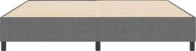 vidaXL Κρεβάτι πλατφόρμα Ανοιχτό γκρι 200 x 200 cm