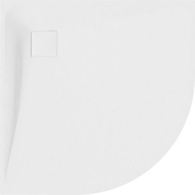 Mexen Bert ντουζιέρα ημικυκλική SMC 90 x 90 cm, λευκή - 4KR109090