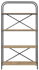 vidaXL Ράφι Βιβλίων artisan δρυς 80 x 30 x 146 εκ Επεξεργασμένο ξύλο